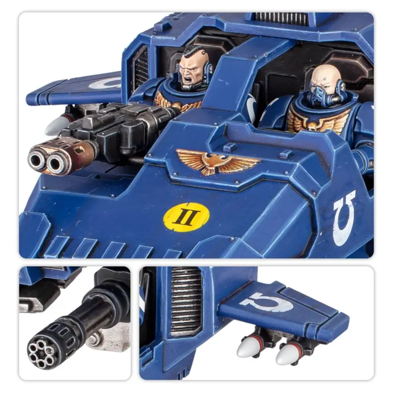 Land speeder, space marines, warhammer 40k, games workshop, model 48-107